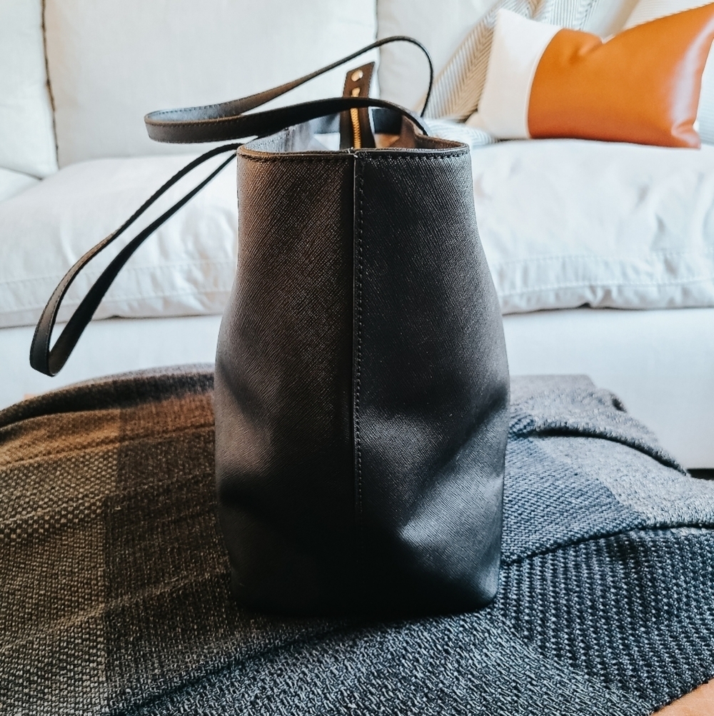 Kate Spade Cedar Street Harmony Black Leather Tote - Picture 2 of 12